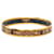 Hermès Bracelet Email PM Cloisonné Hermes Noir Multicolore Doré  - vue 1