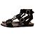 Sandali bassi Prada in camoscio nero