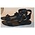 Sandali bassi Prada in camoscio nero - vista 2