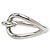 Ring Anello per sciarpa Jumbo in metallo argentato Hermès Argento - vista 3