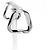 Orecchini a cerchio Triangle Twist Essential Bottega Veneta Argento - vista 4