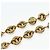 Tracolla con catena Donut a 22 maglie Loewe D'oro - vista 3
