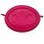 Céline Borsa a Spalla Celine Oval Purse Cuile Triomphe Rosa - vista 2