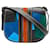 Borsa a tracolla COACH Saddlebag Varsity Patchwork Marrone Nero Blu  - vista 1