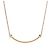 Pendente collana Tiffany T Smile Small Tiffany & Co. in oro rosa K18PG D'oro - vista 2