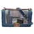 Borsa a Spalla Chanel Boy Patchwork Blu  - vista 1