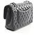Borsa a tracolla Chanel Matelassé Double Flap Nero - vista 2