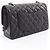 Borsa a Spalla Chanel Matelassé Double Flap Nero - vista 2