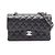 Borsa a tracolla Chanel Matelassé Double Flap Nero