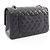 Borsa a tracolla Chanel Matelassé Double Flap Nero - vista 2