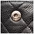 Borsa a tracolla Chanel Matelassé Double Flap in nero - vista 6