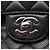 Borsa a tracolla Chanel Matelassé Double Flap in nero - vista 7