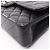 Borsa a Spalla Chanel Matelassé Double Flap Nero - vista 9