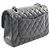 Borsa a Spalla Chanel Matelassé Double Flap Nero - vista 2