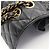 Borsa a Spalla Chanel Matelassé Double Flap Nero - vista 8