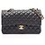 Borsa a tracolla Chanel Matelassé Double Flap Nero
