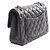 Borsa a tracolla Chanel Matelassé Double Flap Nero - vista 2