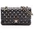 Borsa a Spalla Chanel Matelassé Egyptian Charm Double Flap Nero