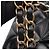 Borsa a Spalla Chanel Matelassé Egyptian Charm Double Flap Nero - vista 12