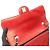 Chanel Matelassé Schultertasche Bicolor Schwarz Rot - Ansicht 7