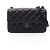 Borsa a Spalla con Catena Chanel Matelassé Single Flap Nero
