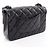 Borsa a Spalla con Catena Chanel Matelassé Single Flap Nero - vista 2