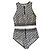 Conjunto Bikini Christian Dior Oblique Blanco Azul oscuro