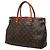 Borsa Louis Vuitton Monogram Pallas MM Marrone Rosso - vista 2