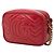 Borsa a tracolla Gucci GG Marmont Rosso - vista 2
