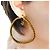Medusa Pendientes de aro grandes para mujer Versace - vista 10