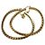 Medusa Pendientes de aro grandes para mujer Versace - vista 2