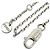 Collana lunga con pendente esagonale da uomo Fendi - vista 7