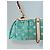 Borsa Louis Vuitton Monogram 2005 edizione limitata Bianco Grigio Blu chiaro Gold hardware - vista 6