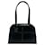 Sac à main en cuir avec logo Yves Saint Laurent Noir  - vue 1