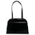 Sac à main en cuir avec logo Yves Saint Laurent Noir  - vue 3