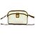 Céline Celine Vintage Logo Schultertasche Braun Weiß