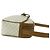 Céline Celine Vintage Logo Schultertasche Braun Weiß - Ansicht 6