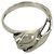 Tiffany & Co. Tulip Band Ring Silber
