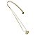 Collana Christian Dior CD Logo placcata oro D'oro - vista 5