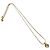 Collana con pendente logo CD Christian Dior placcato oro D'oro - vista 5