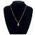 Collana con pendente Christian Dior placcata oro D'oro - vista 2