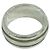 Tiffany & Co. Grooved Double Line Ring Silber