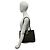 FENDI Vintage Zucca FF Pattern Canvas Leather Tote Bag Braun Schwarz - Ansicht 2