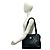 Chanel Matelassé Lammfell Semi-Shoulder Tote Bag Schwarz - Ansicht 2
