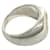Ring Hermès HERMES Hermes Bague Sellier Argenté Doré  - vue 5