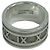 Tiffany & Co Anello Tiffany Vintage Atlas Wide Band Argento