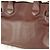 Sac Tote Burberry em couro e lona marrom - vista 13