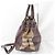 Sac Tote Burberry em couro e lona marrom - vista 3