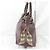 Sac Tote Burberry em couro e lona marrom - vista 4