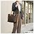 Borsa Tote Louis Vuitton Neverfull MM Monogram Marrone Rosa Monogramma - vista 13